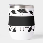 Graduation Noir Blanc Casquette Fournitures de la  (Droite)