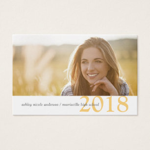 Graduation Nom Cartes Classe moderne de l'année