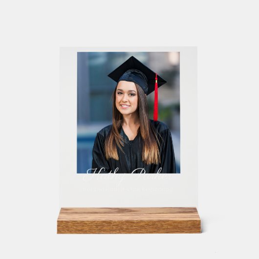 Graduation Nom personnalisé Image Shool Grad Class (Recto)