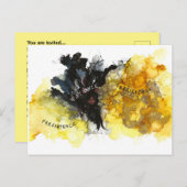 Graduation ou invitation de la fête (Devant / Derrière)