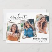 Graduation Party 3 Photos Class of 2023 Aankondiging (Voorkant)