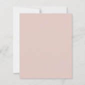 Graduation party blush pink She did it invitation (Achterkant)