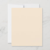 Graduation party Champagne She did it invitation (Achterkant)