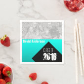 Graduation Party Class 2018 Custom Paper Napkin 1 Servet (Insitu)