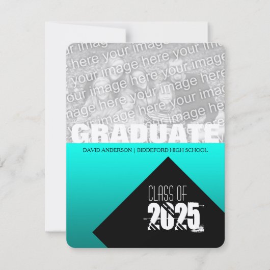 Graduation Party Classe de 2018 Custom Invitation  (Devant)