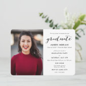 Graduation Party Classe de 2020 Photo Invitation (Debout devant)