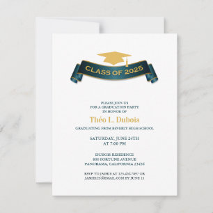 Graduation Party Classe de 2025 Invitation