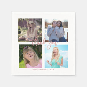 Graduation Party Custom Photo Collage Servet