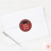 Graduation Party Dank u Modern Afstudeerder Ronde Sticker (Envelop)