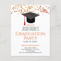 Graduation Party Glitter Confetti Afstudeerder Pet