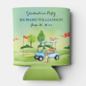 Graduation Party Golf-thema Blikjeskoeler (Achterkant)