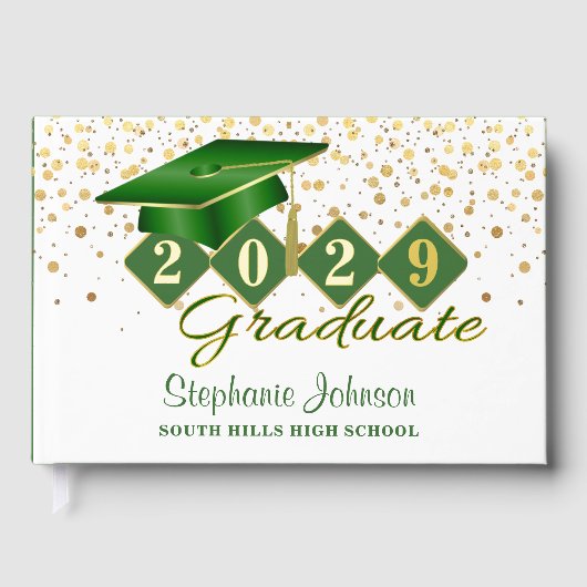 Graduation Party Green & Gold (Recto)