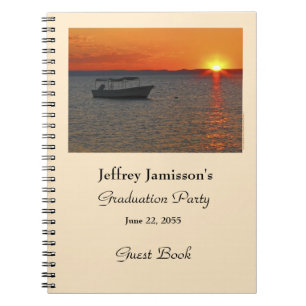 Graduation Party Guest Book, Gevist Boat Notitieboek