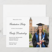 Graduation party invitation  (Devant / Derrière)