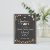 Graduation Party Invitation Briefkaart (Staand voorkant)