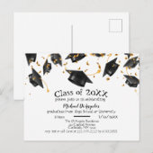 Graduation Party Invitation Briefkaart (Voorkant / Achterkant)