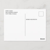 Graduation Party Invitation Briefkaart (Achterkant)