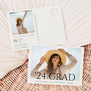 Graduation Party Invitation Briefkaart met foto