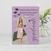 Graduation Party Invitation Card (Debout devant)