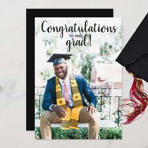 Graduation Party Invitation Congrats Afstudeerder  Kaart