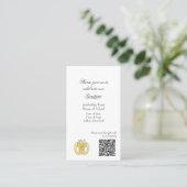 Graduation Party Invitation Enclosure Card (Debout devant)
