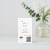 Graduation Party Invitation Enclosure Card (Debout devant)