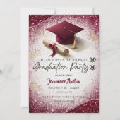 Graduation Party Invitation Kaart (Voorkant)