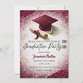 Graduation Party Invitation Kaart