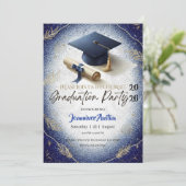 Graduation Party Invitation Kaart (Staand voorkant)