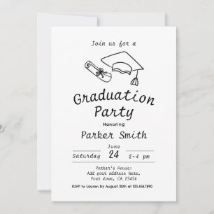 Graduation Party Invitation moderne