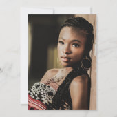 Graduation Party Invitations Défilement Gold Foil (Dos)