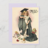  Graduation Party Invitations Rozen Dolls Kaart (Voorkant / Achterkant)