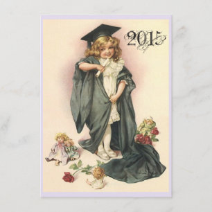 Graduation Party Invitations Rozen Dolls Kaart