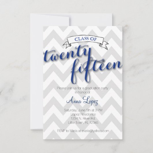 Graduation Party Kaart (Voorkant)