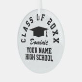 Graduation party keepomwille ornament met string (Voorkant links)