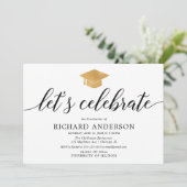 Graduation party, Laten we de eenvoudige moderne Kaart (Staand voorkant)