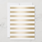 Graduation Party Modern Gold Script Red Confetti Kaart (Achterkant)