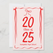 Graduation Party Modern Kaart (Achterkant)