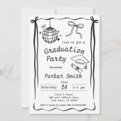 Graduation Party Modern Kaart (Voorkant)