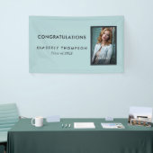 Graduation Party Modern Photo Script Celebration Spandoek (Beurs)