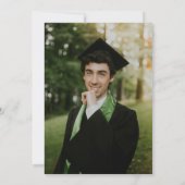 Graduation Party Pet Diploma Photo Invitation (Achterkant)