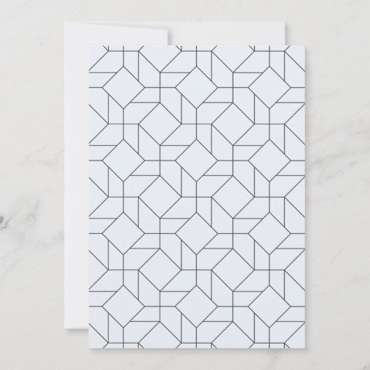 Graduation Party Photo Invitation Bleu clair (Dos)