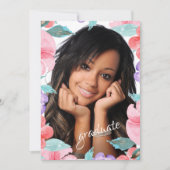 Graduation Party Photo Invitation Kaart (Voorkant)