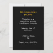 Graduation Party Photo rose Invitation (Dos)
