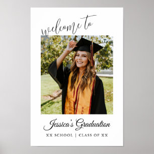 Graduation Party Photo Welcome Poster