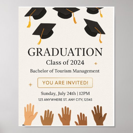 Graduation party poster (Voorkant)
