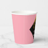 Graduation Party roze Papieren Bekers (Rechts)