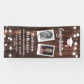 Graduation Party Rustic Modern 2 - Foto Spandoek (Horizontaal)