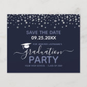 Graduation Party Save the Date Invitation (Voorkant)