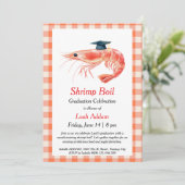 Graduation Party Shrimp Boil Invitation (Debout devant)